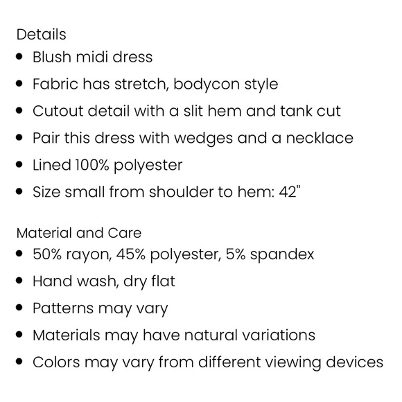 Women’s Pink Lily Marvelous Dance Cutout MIDI Dress - Picture 9 of 9